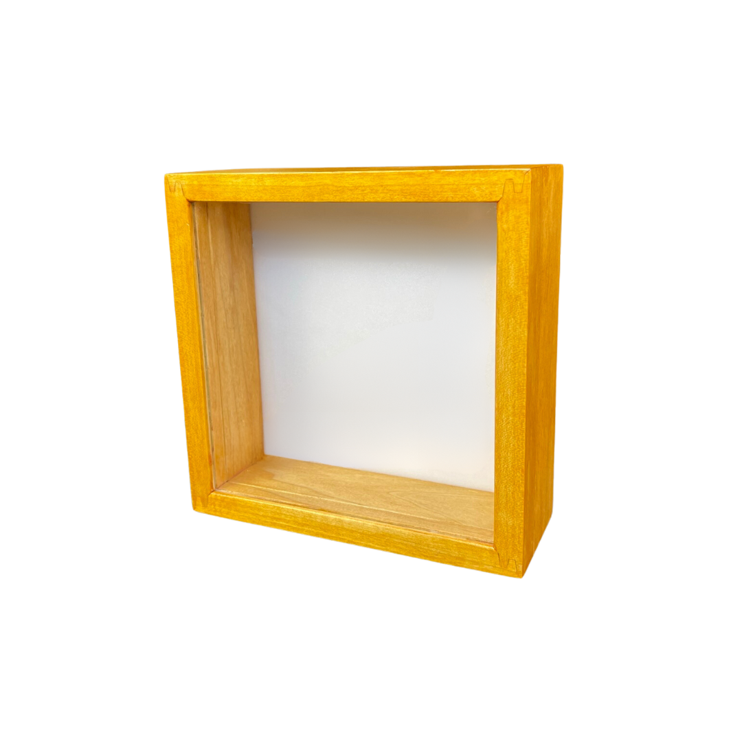 8x8 Insect Display Frame (Amber Stained) – Pin-It Entomological Supply