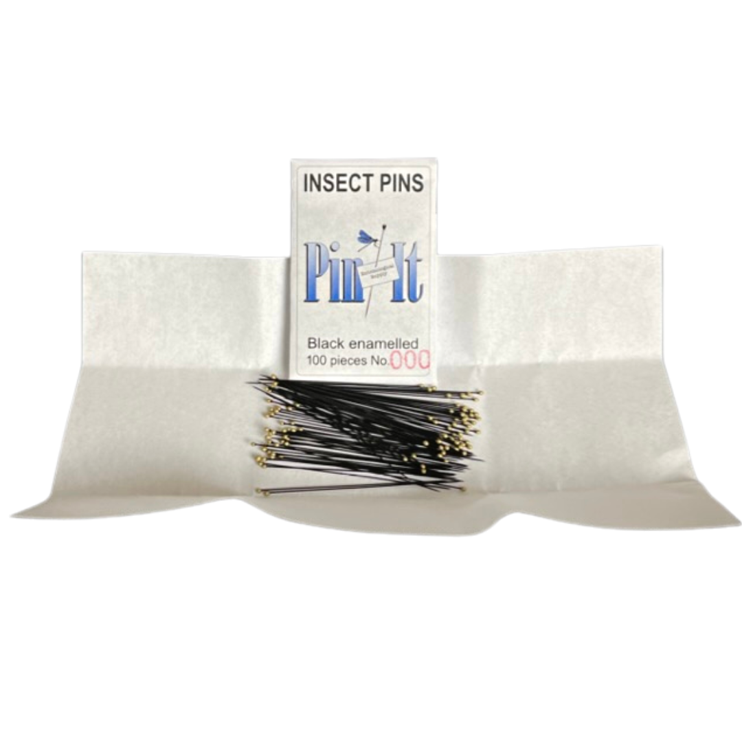 Black Enameled Pins