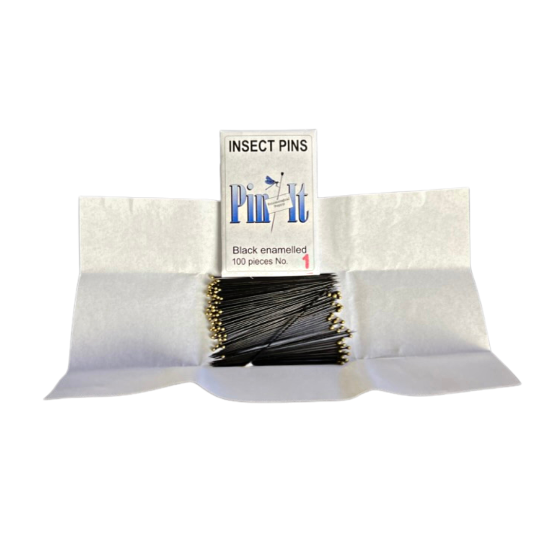 Black Enameled Pins