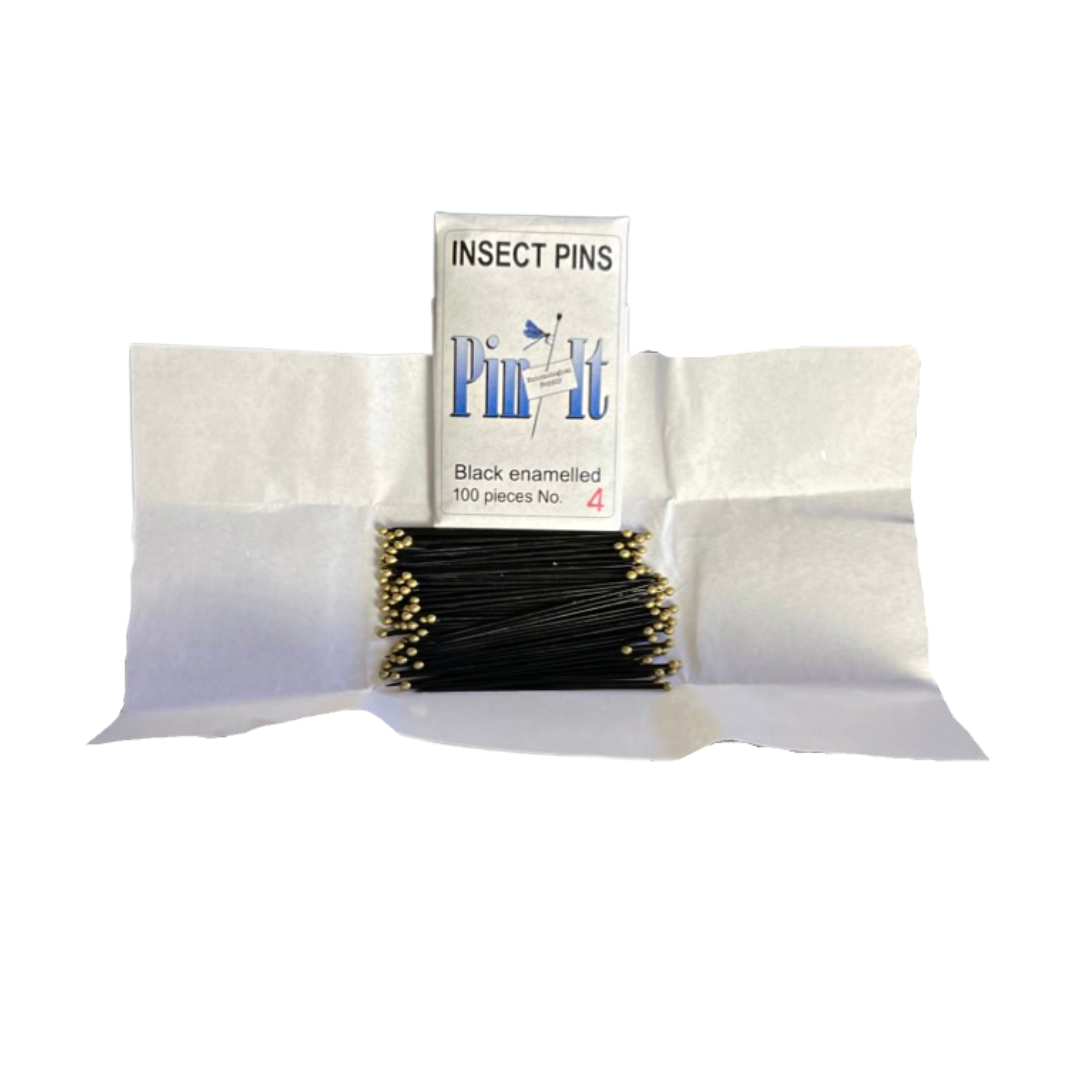 Black Enameled Pins