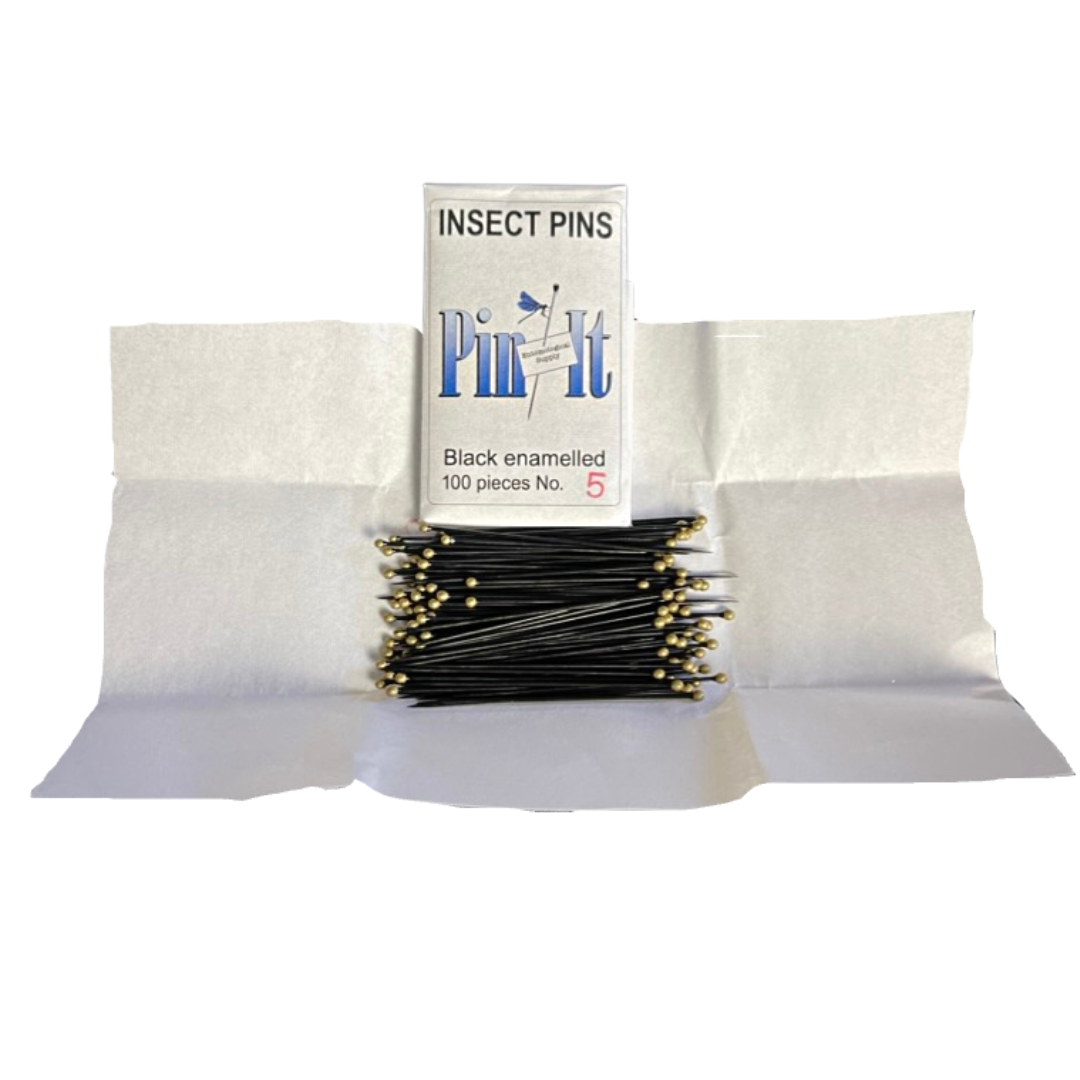 Black Enameled Pins