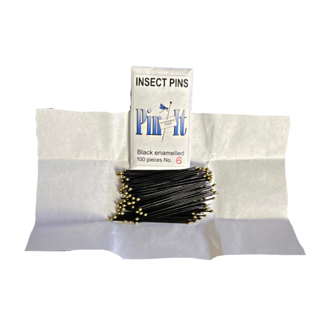 Black Enameled Pins