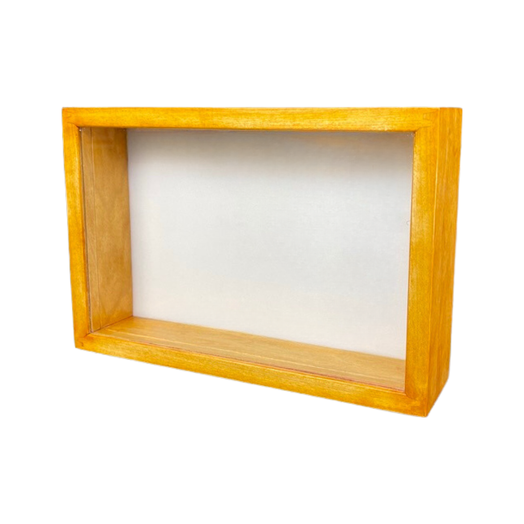 8x12 Insect Display Frame (Amber Stained)
